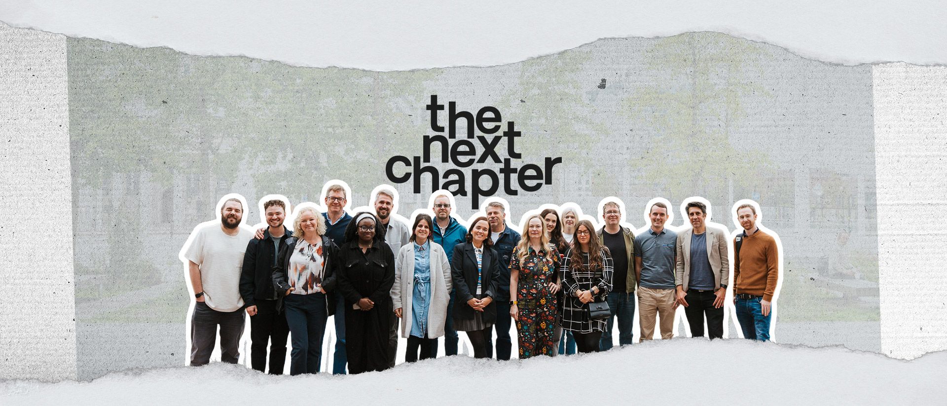 “the next chapter” above the heads of the Brew team