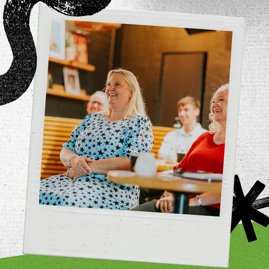 The team at Brew listening to a presentation 