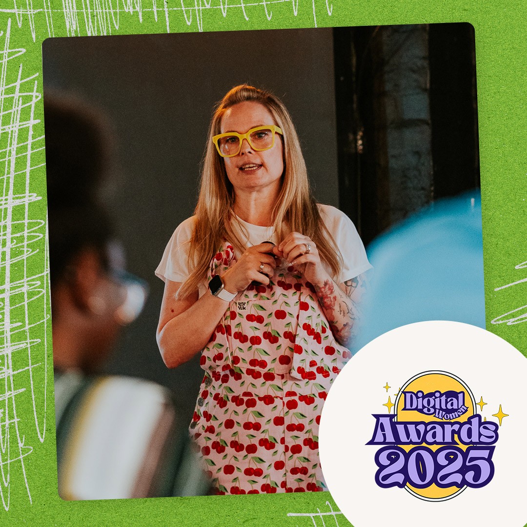 Emm taking a spot on the Top 60 Digital Women to Watch list at the Digital Women Awards 2025. 